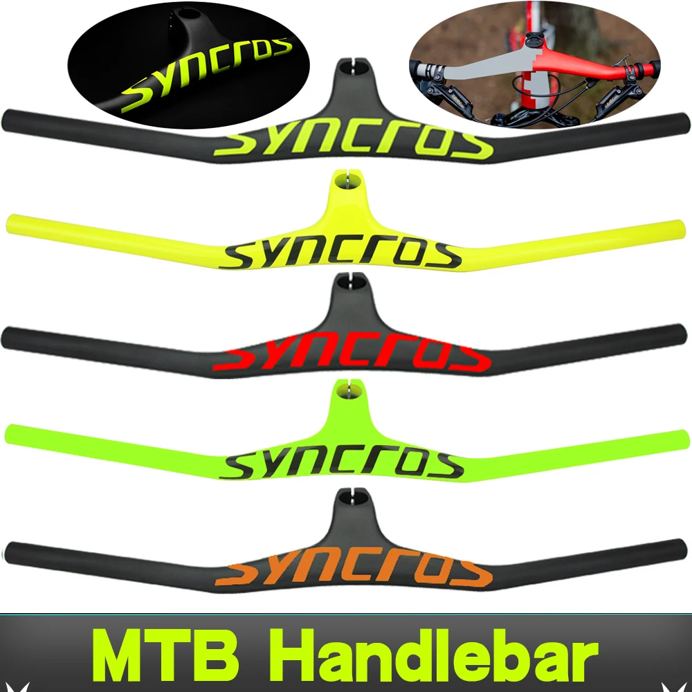 Syn Custom Champion MTB велосипедный руль/Riser-17 градусов однообразный Интегрированный руль 3K Глянец или матовое карбоновое волокно Avi