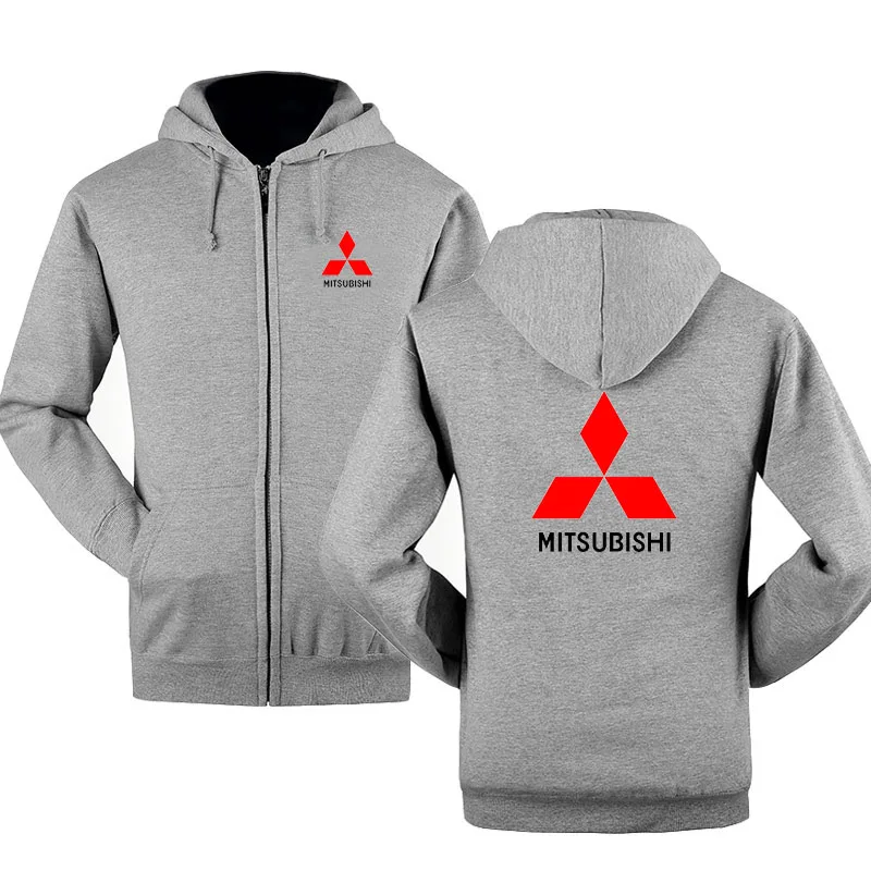 Весенне-осенняя Толстовка Mitsubishi на молнии толстовки флисовая куртка с капюшоном