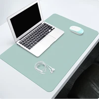 desk pad portable large mouse pad waterproof leather suede desk mat computer laptop mousepad keyboard anti slip table pad