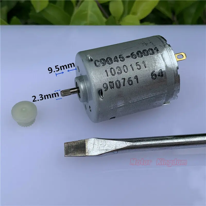 JOHNSON 1030151 RS-365PH мотор-редуктор постоянного тока 12V-24V 14000 об/мин микро-28 мм круглый мотор с Пластик Шестерни 2,3 мм шлицевой вал