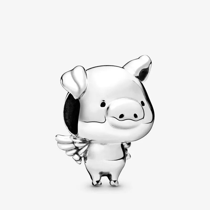 BBee новые Очаровательные Подвески в виде свиньи из бусин для Пандора модные шармы