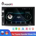 Автомагнитола Podofo, 2 Din, Android, мультимедийный плеер, стерео, GPS, для Volkswagen, Nissan, Hyundai, Kia, toyota CR-V