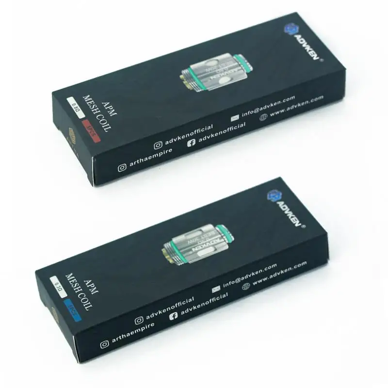 5 шт./упак. Advken Artha Pod APM катушка 0.3 Ом/0.8ом сетка E Замена сигарет для Mod 80W Kit |