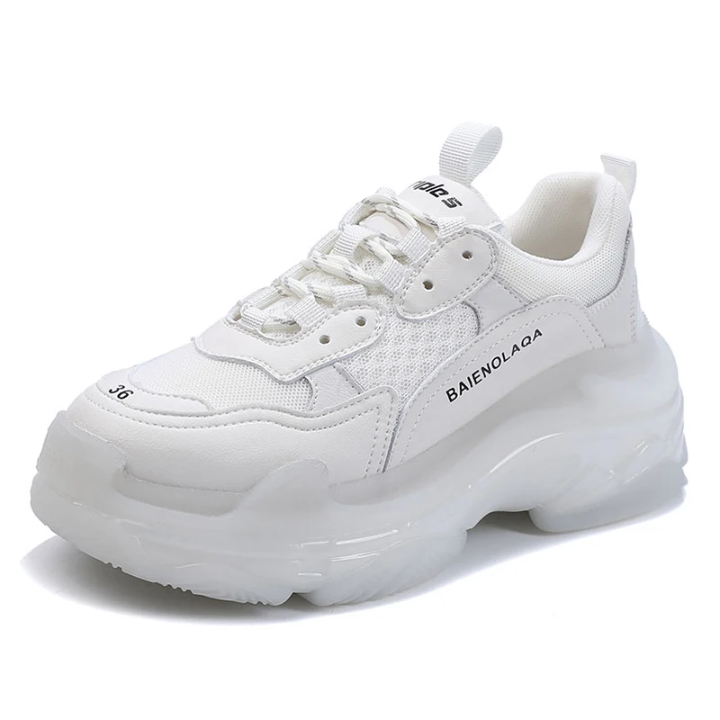 

Chunky Sneakers Women's Shoes Spring 2021 Fashion Wedges Shoes for Women Casual Sneaker Woman Sneakers On Platform Woman Tennis