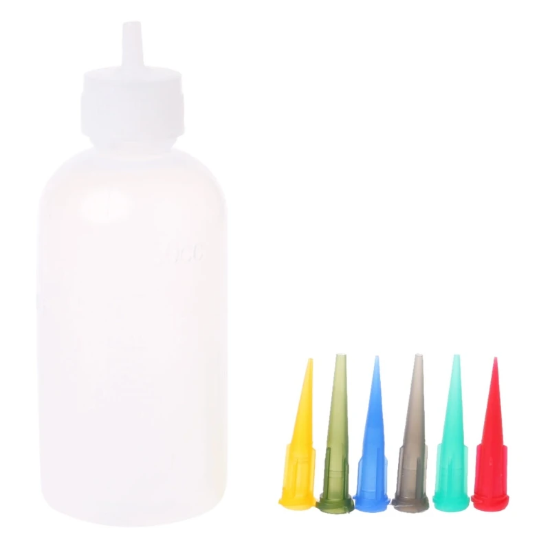 

5PCS Jam Painting Squeeze Bottles With 35 Nozzles Cake Decor 50ML Baking Pastry D7WE