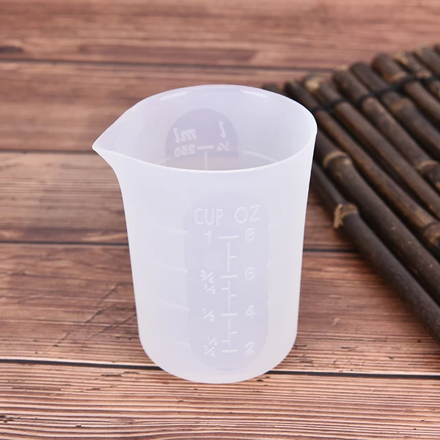 R3MC Silicone Measuring Cup DIY Resin Tools Cup for Making Handmade Craft  Nonstick Silicone Mixing Cups