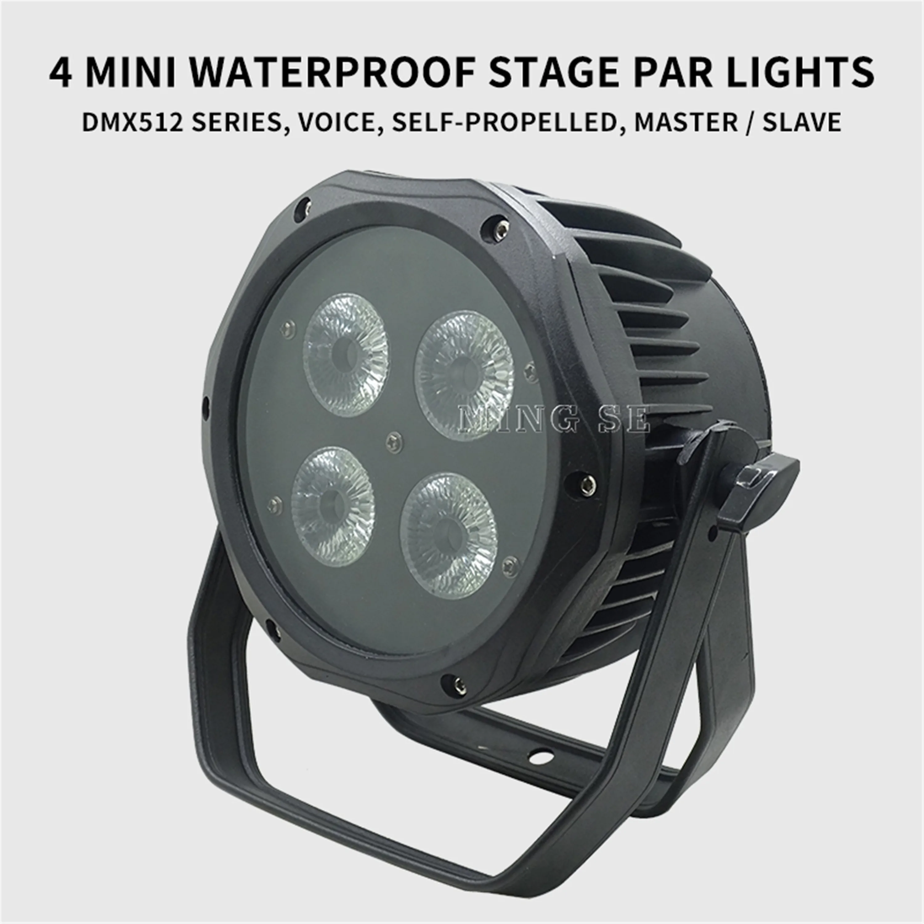 4X18W RGBWA UV 6in1 Par Led Наружное освещение для сцены высокая яркость водонепроницаемый