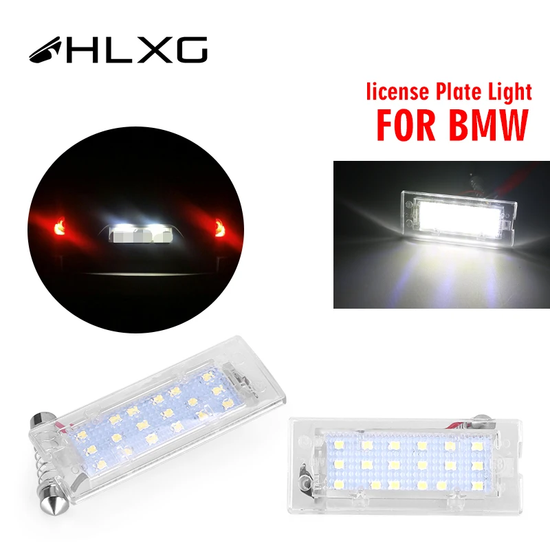 Светодиодные лампы для номерного знака HLXG canbus без ошибок задний фонарь BMW E53 X5 1999