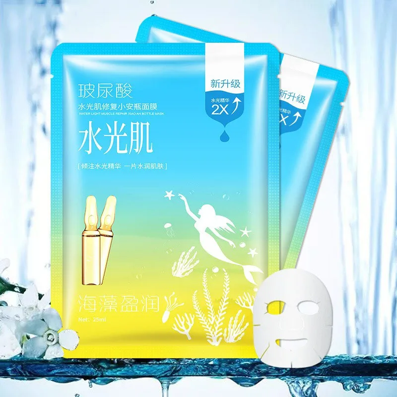 1 шт для лица с гиалуроновой кислотой питает и увлажняет кожу усиливает ее