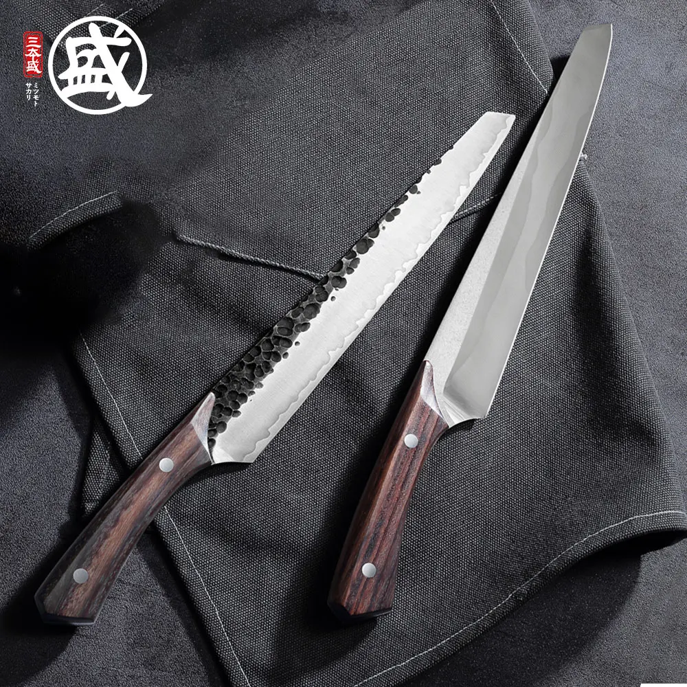 MITSUMOTO SAKARI 9 4 &quotдюймовый нож для стейка ягненка японский эбеновый с деревянной