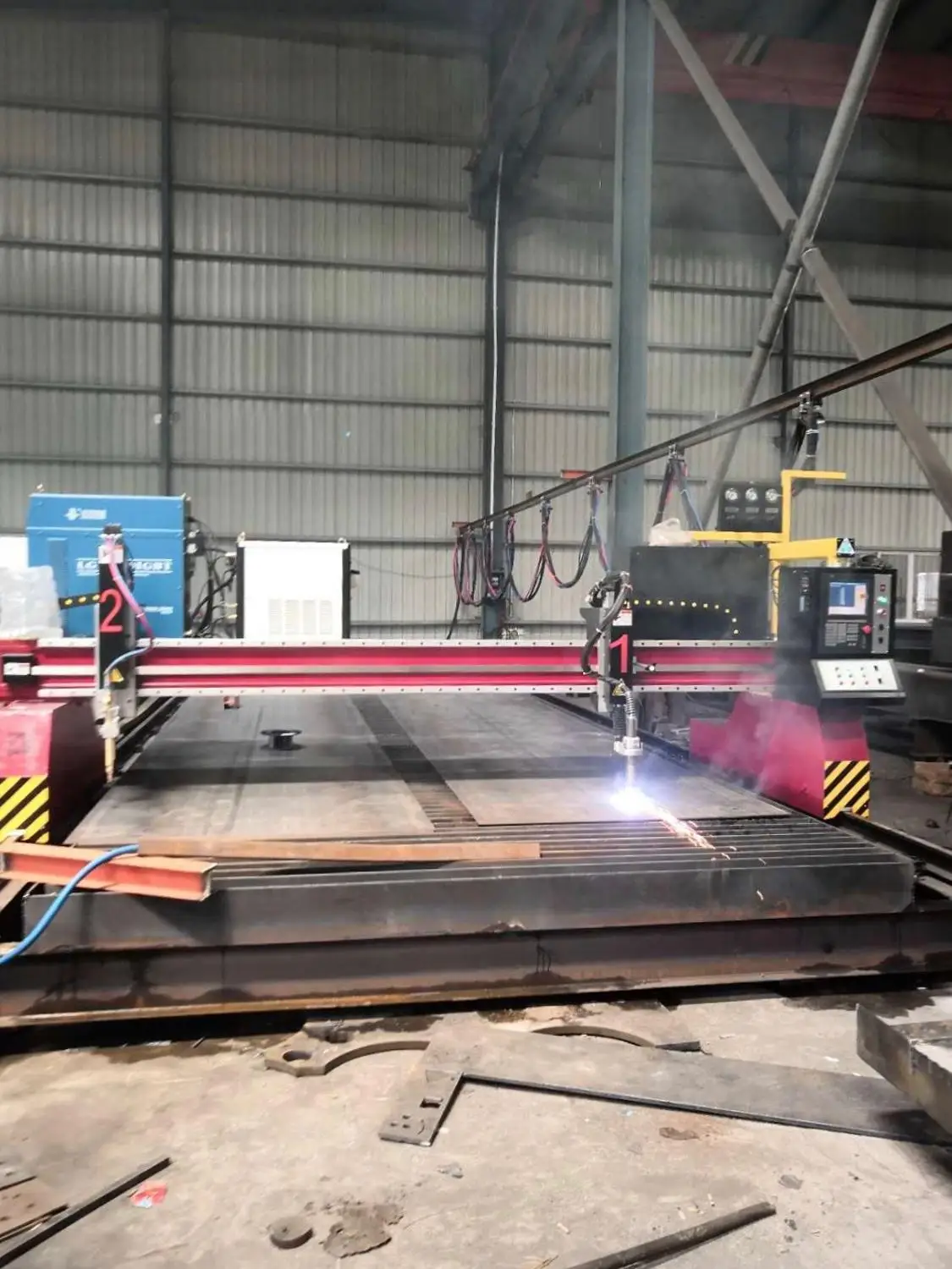 GD-4000 CNC plasma cutting machine for H beam production line | Wire EDM Machine