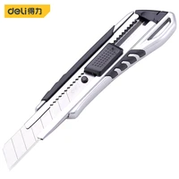 deli multifunction handicraft office stationery art box student package open sharp cutter snap off blade knife paper craft tools