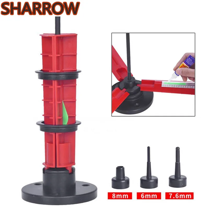 1 шт. для стрельбы из лука Флетчинг джиг лопасти 3 пера палка связывание