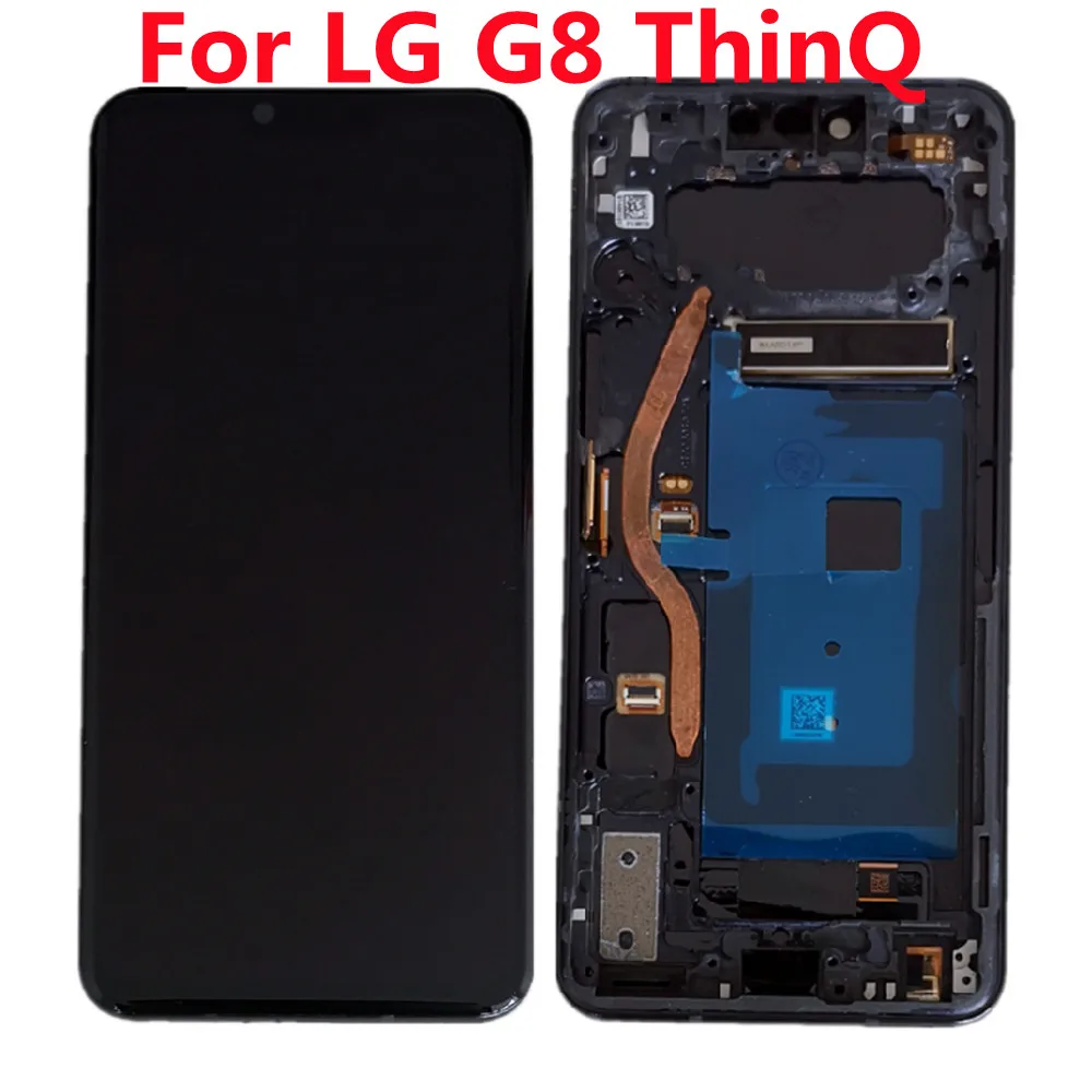 Оригинальный AMOLED ЖК экран для LG G8X G8S G8 V50S ThinQ дисплей сенсорный дигитайзер LMG850 LMG810