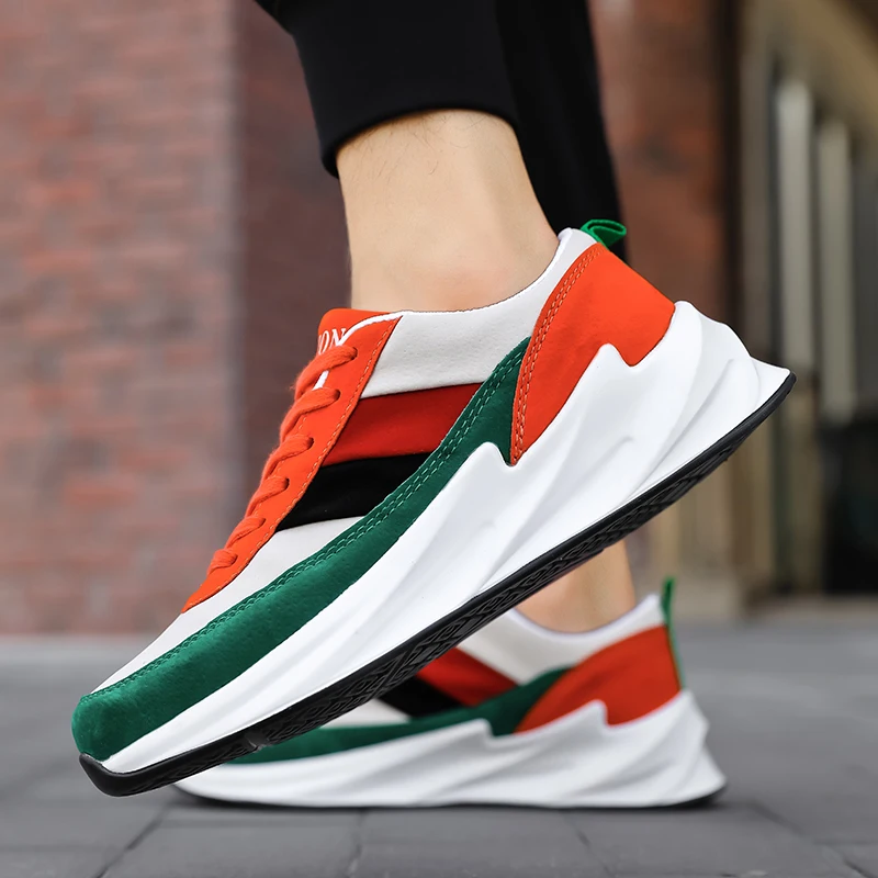 Мужские воздухопроницаемые кроссовки shark повседневная обувь на плоской подошве