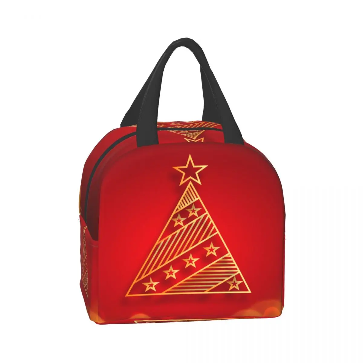 

Рождественская елка фон красный мужской и женский обеденный мешок