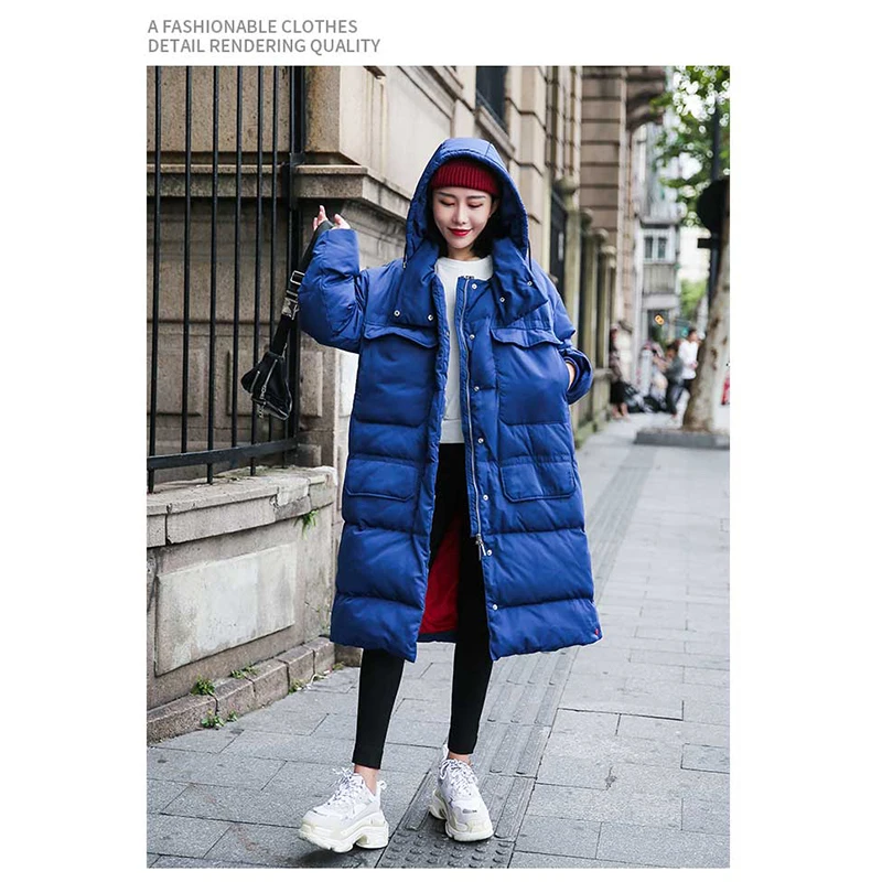 2019 зимнее пальто Для женщин парка куртки с капюшоном и парки в стиле милитари из