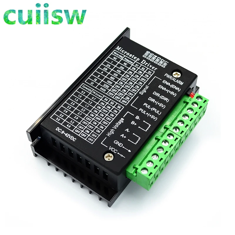 Stepper Motor Driver TB6600 Nema 23 34 42/57/86 Nema17 4A DC9-40V 1 axis Stepping CNC Engraving Machine | Электронные компоненты