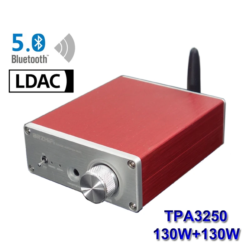 130 Вт + высокой мощности Мощность усилитель 2 0 канал APTX-HD LDAC TPA3250 Bluetooth 5 PCM5102A Hi-Fi
