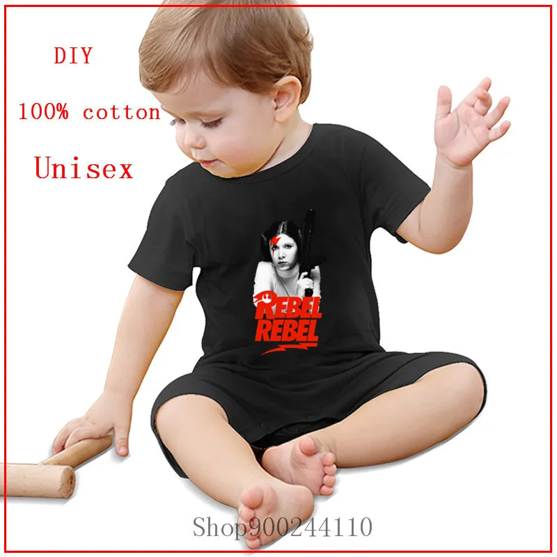 Дизайн Новорожденный принцесса Лея Rebel летний детский комбинезон для мальчиков и