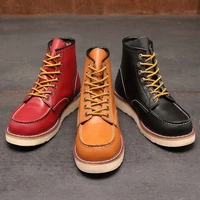 2021 autumn winter martin boots 3 colors mens high top leather tooling shoes 38 44 casual chelsea mens boots trend shoes