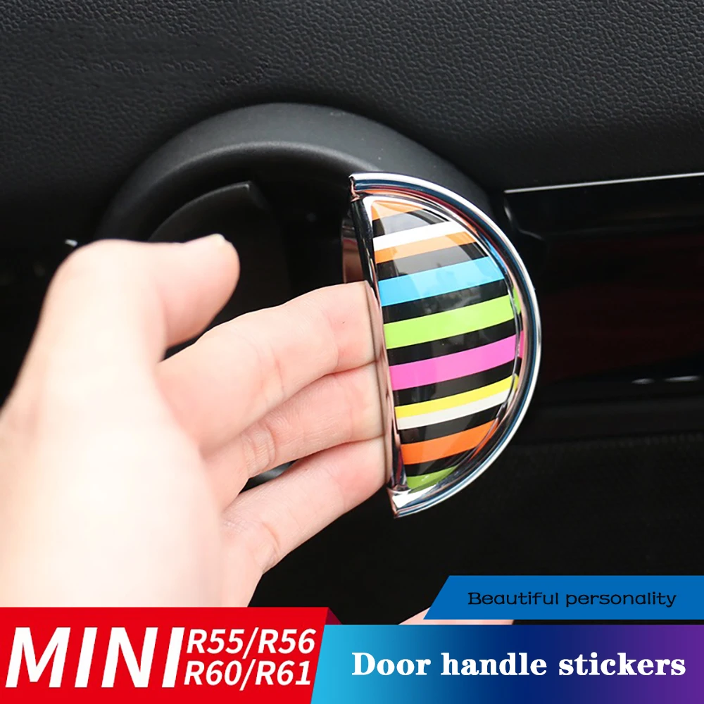 Подходит для BMW mini cooper R56/R55/R60 декоративные наклейки на дверную ручку 3D пластырь из