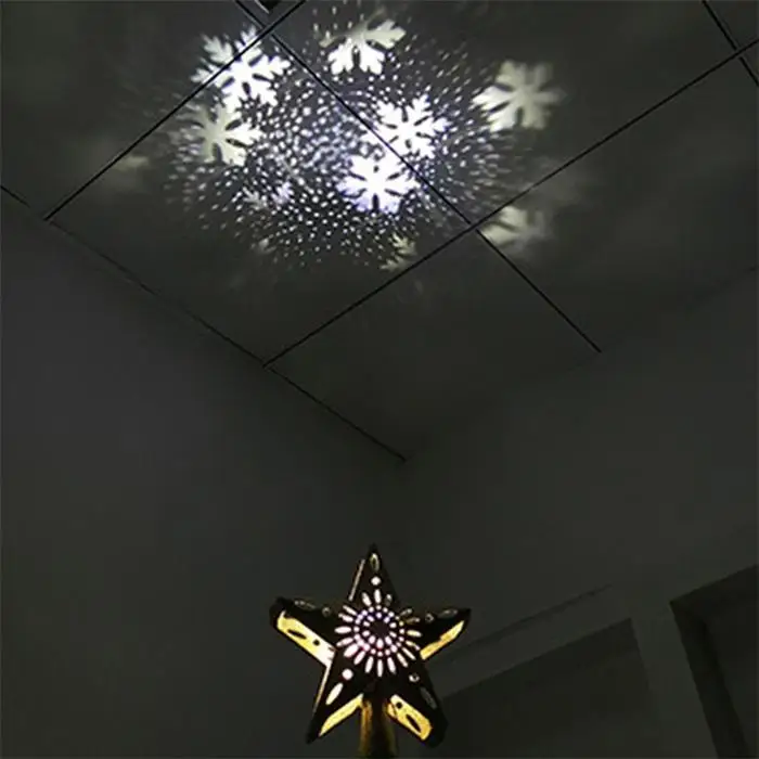 Рождественский светильник дерево топ светодиодный в форме звезды США ЕС