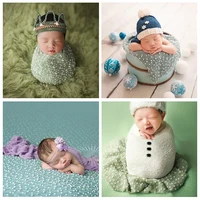 donjudy mini ball blankets newborn photography props baby wraps photo shooting accessories photograph studio blanket backdrop
