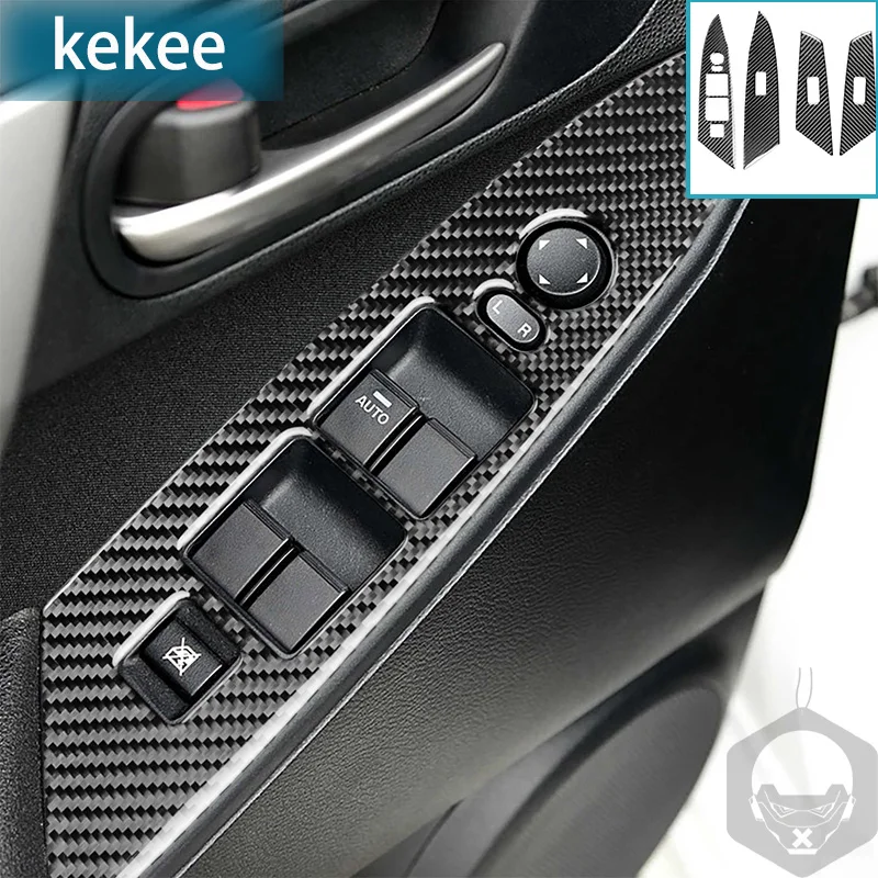 

Наклейка для стеклоподъемника Mazda 3 Axela 2010 2011 2012 2013 Mazdaspeed 3 из углеродного волокна