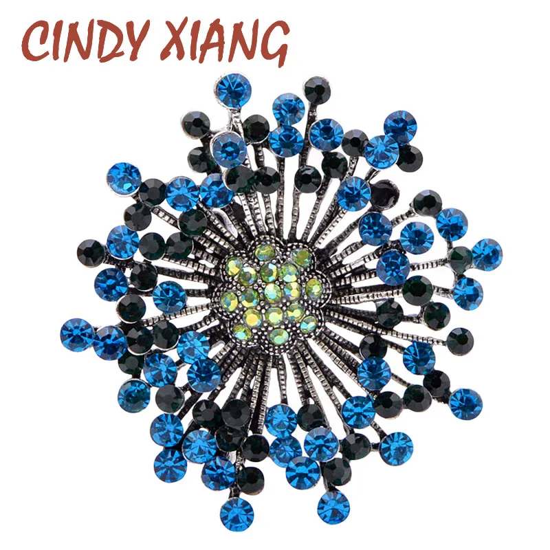 Женская Брошь В Виде Цветка CINDY XIANG элегантная Винтажная брошь в виде цветка