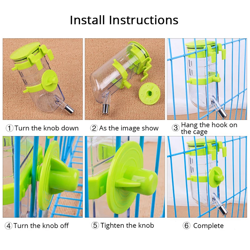 

Pet Dog Automatic Water Feeder Dog Cat Drinking Water Bottle Cat Dogs Accessories Hanging Water Dispenser Pets Supplies