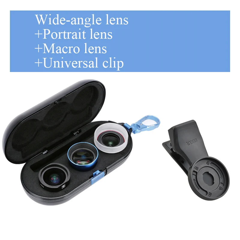 

SIRUI Mobile Lens External high-definition SLR mirror set universal cellphone lens Macro portrait lens wide-angle fisheye lens