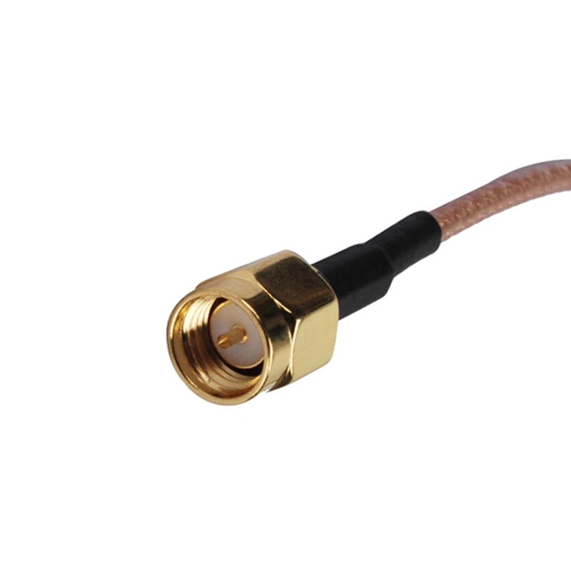 Supetbat MCX Штекер под прямым углом к SMA штекеру прямой отрезок RF кабель RG316 20 см для