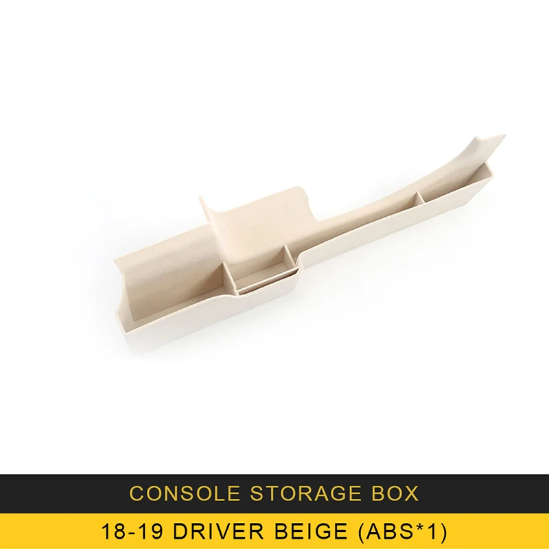 Карманго для Toyota Land Cruiser Prado 150 2010- автомобильный Стайлинг сиденье зазор щелевая Коробка Для Хранения Чехол Органайзер аксессуары для интерьера - Название цвета: 18-19 driver beige