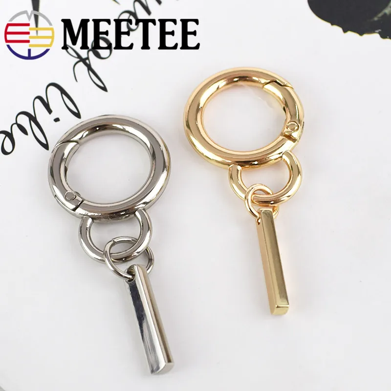 Meetee 3/5 шт 18/30 мм модные аксессуары для ключей металлическая пружинная Пряжка DIY