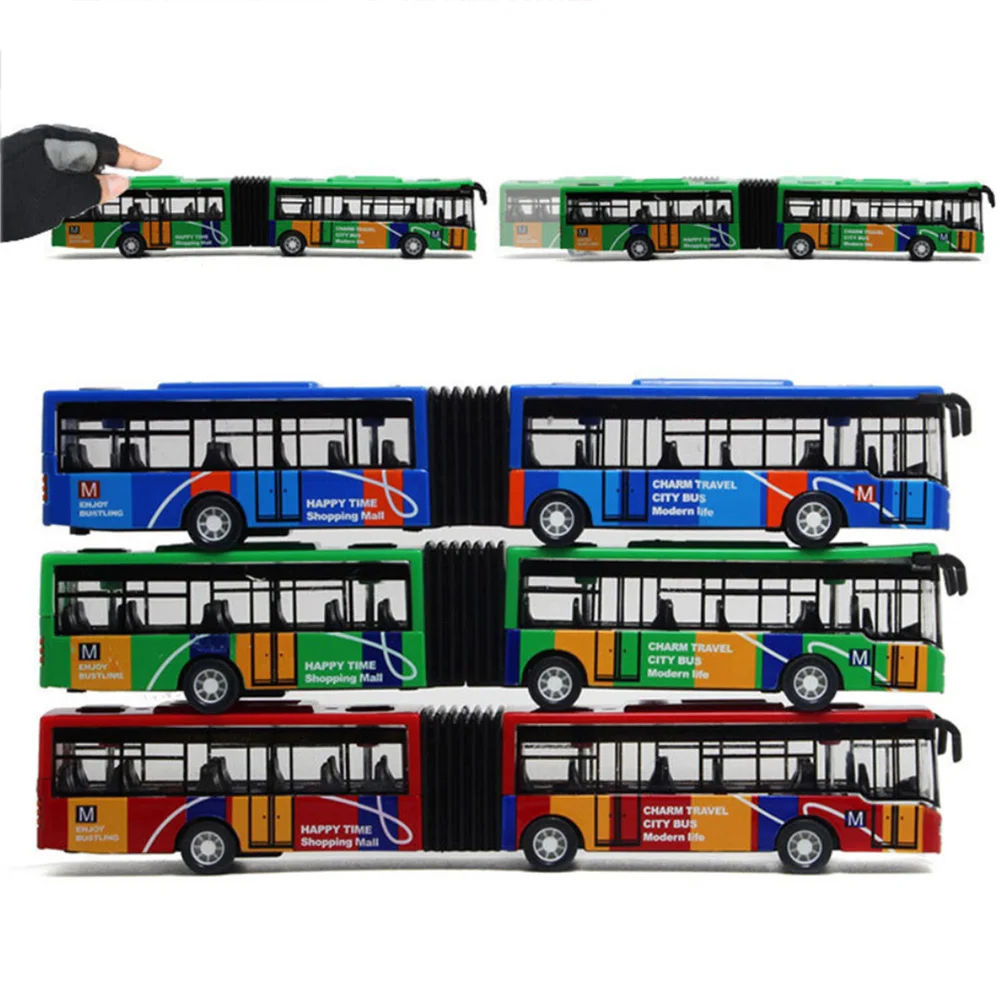Multicolor Indoor Collection Alloy Bus Toy Model Interesting Desk Car Pocket Decoration Cultivate Interest 18.5CM | Игрушки и хобби