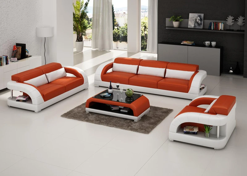 Италия стиль мебель для гостиной современный новый дизайн угловой кожаный