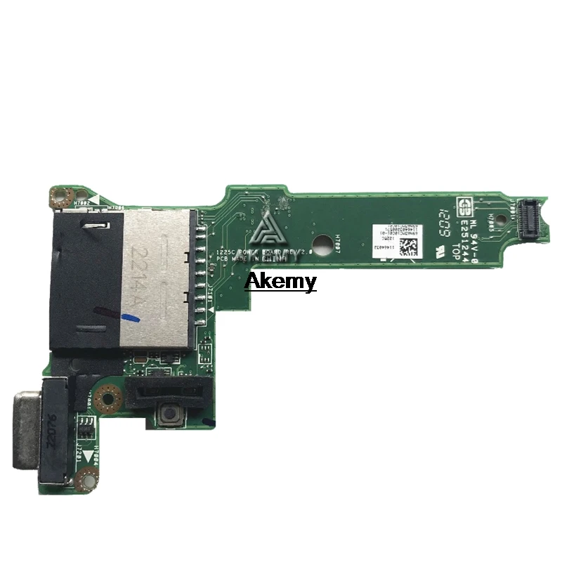 Asepcs оригинальная плата питания для Asus Eee PC 1225C кнопка переключения Vga sd