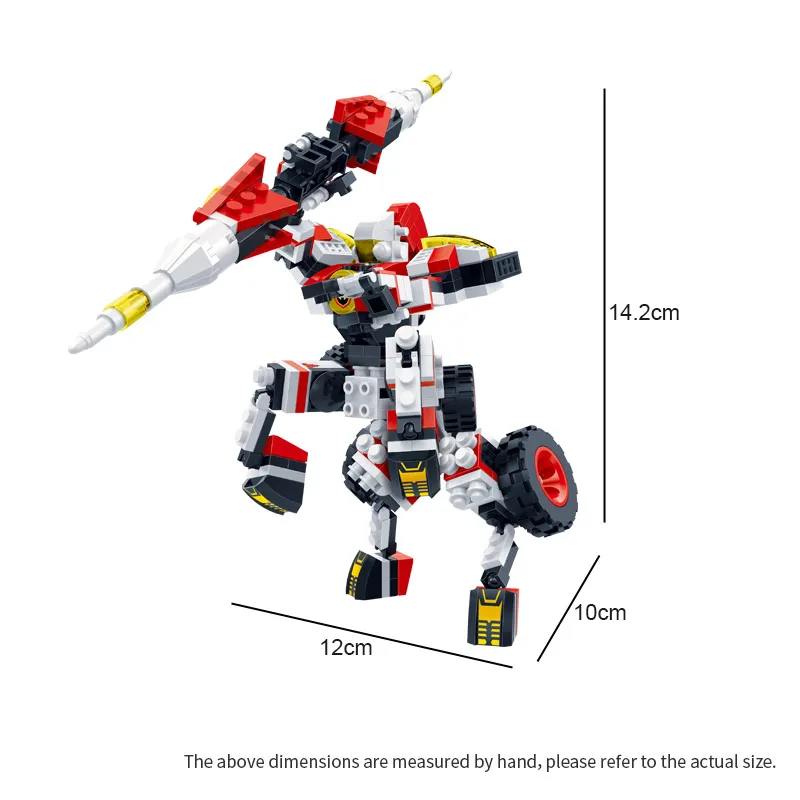 

BanBao Robot Space Craft 2 in 1 Building Blocks Transformer Creative Educational Bricks Model Toys Kids Children Gift 6320