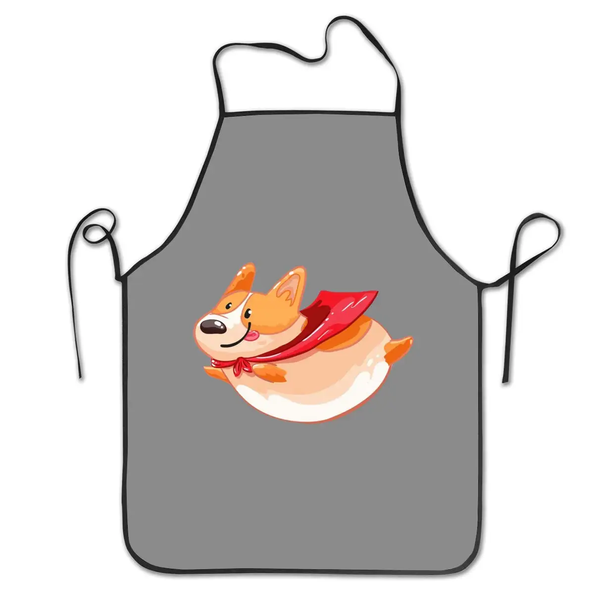 

Flying Fat Corgi Apron Commercial Restaurant Home Bib Kitchen Aprons