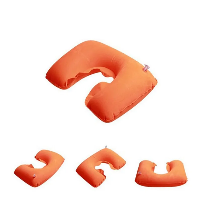 Туристический надувной коврик U-образная подушка для шеи путешествий офиса