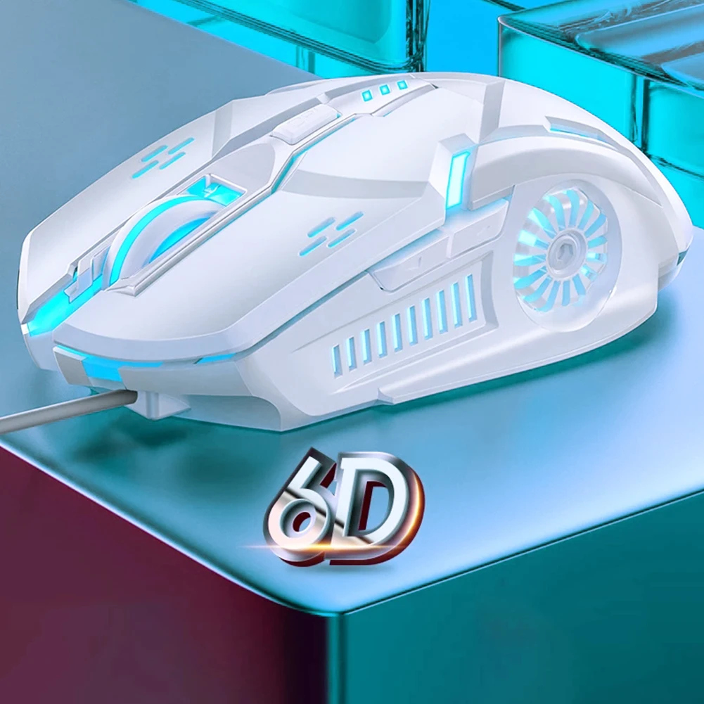 Игровая компьютерная мышь 6D 3200DPI Esports регулируемая Проводная игровая с