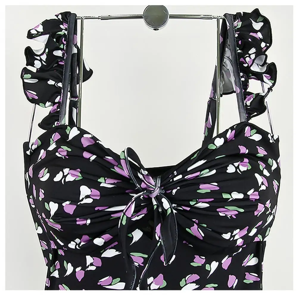 

Women's Swimming Suit 2021 Swimsuit Sleeveless Comfortable Polyester Female Sexy Bikini for Vacation