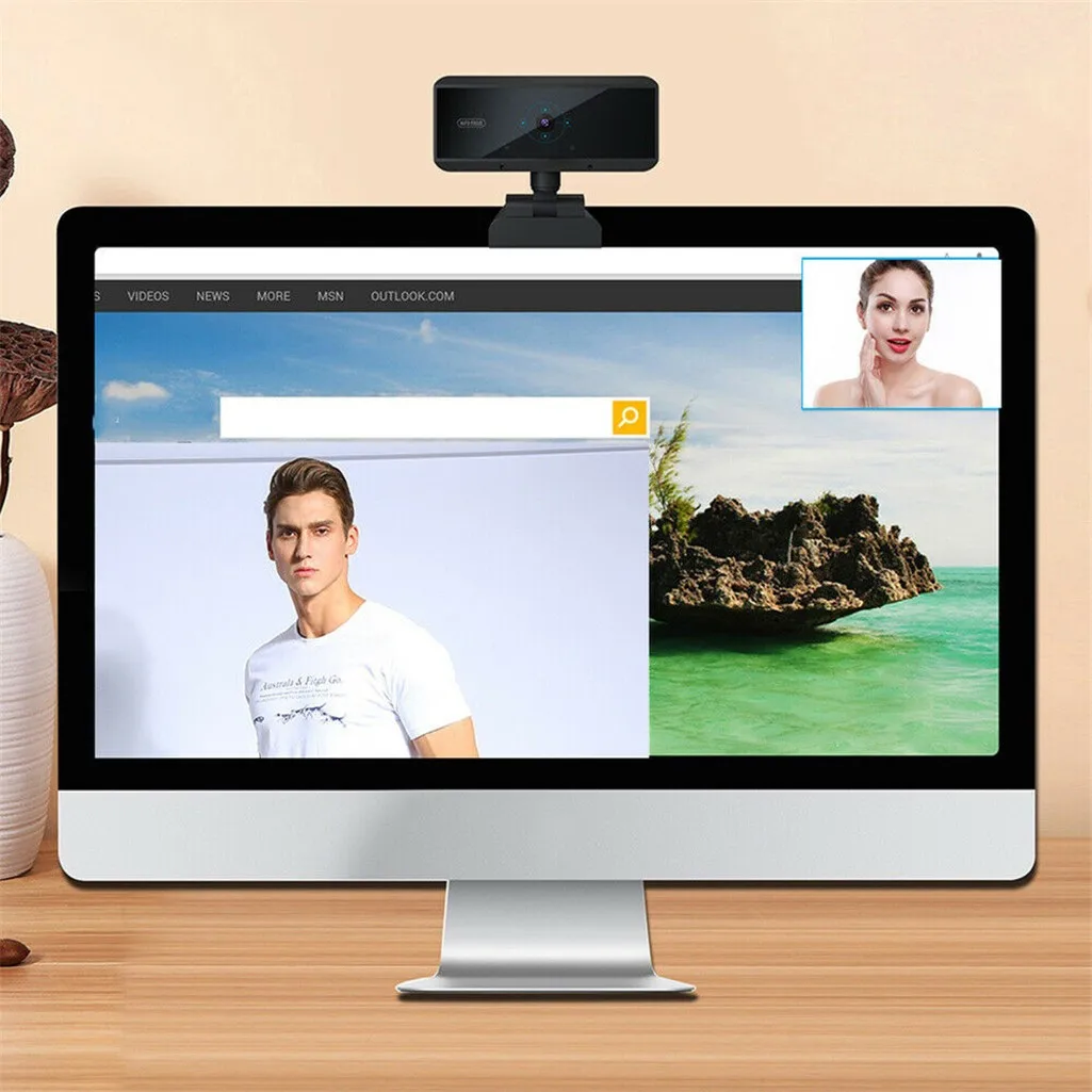 

1080P HD 5 Megapixels Web Cam Cameras for Computer PC Webcams with Microphone Video Calling Camera Mic camaras web USB