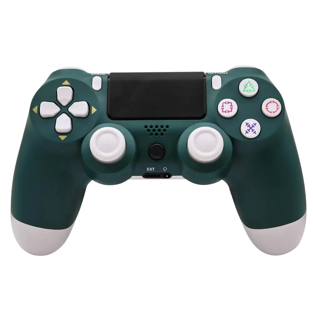 GREEN Беспроводной геймпад Bluetooth для sony PS4 контроллер для playstation 4 консоль Dual Shock 4 Вибрационный джойстик Joypad - Цвет: GREEN