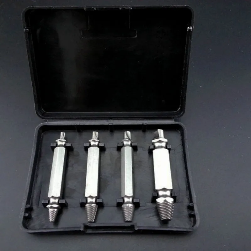 Набор сверл для извлечения поврежденных винтов 4 шт. | Инструменты