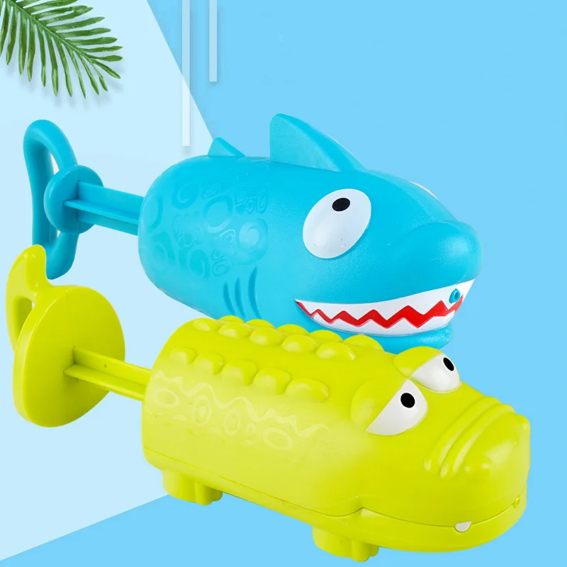 

Water Toy Children's Animal Water Cannon Shark Crocodile Water Spray Pumping Gun Boys And Girls Beach Water Gun Toys water guns