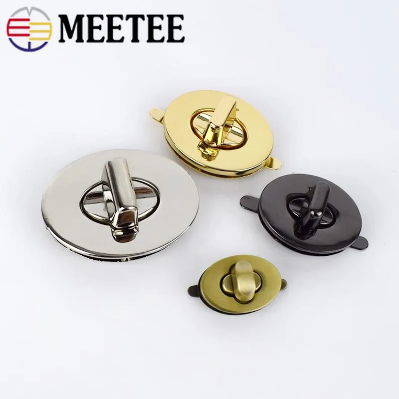Металлические замки Meetee для сумок и 2 набора|Пряжки крючки| |