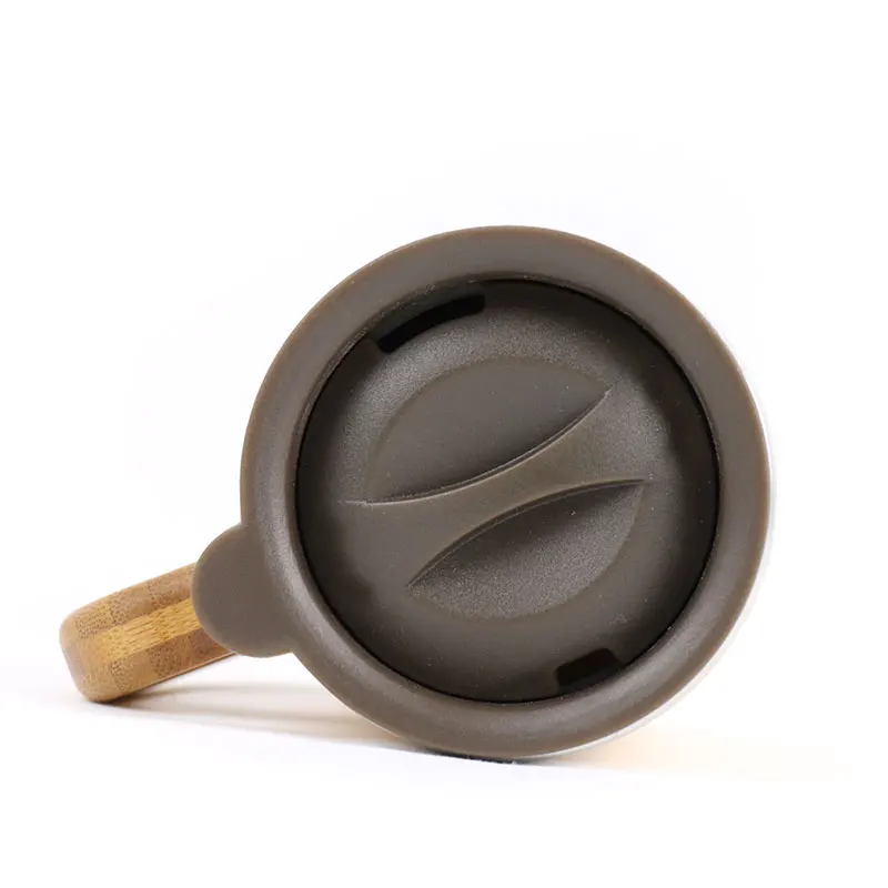 Акция Бамбуковая дорожная чашка автоматическая кружка кофейная Вакуумная | Дом и