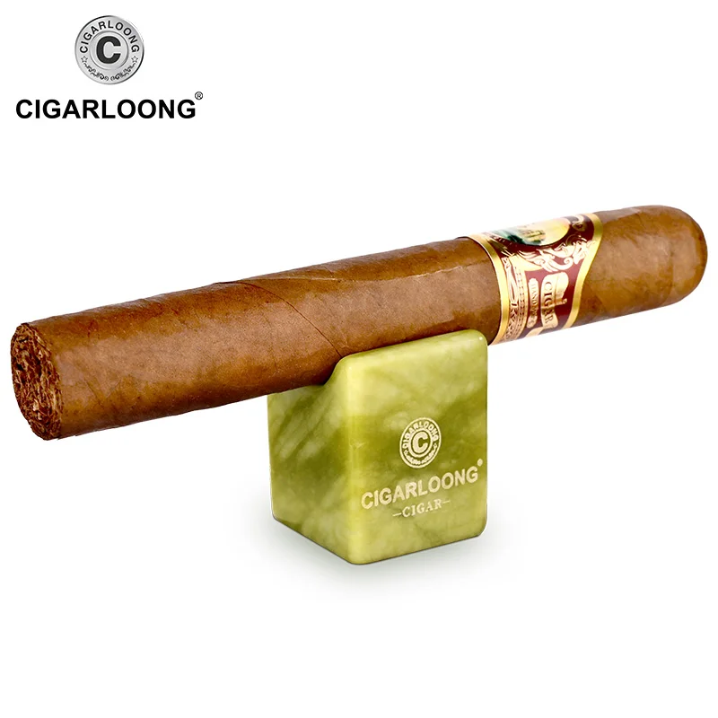 Сигаретная пепельница держатель для сигар Нефритовый портативный